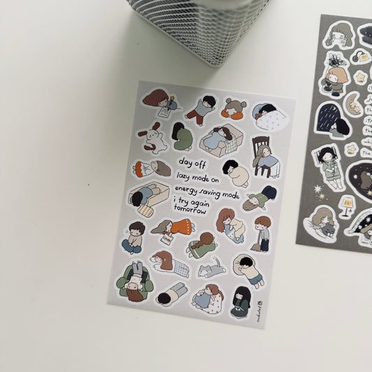 Msbulat 2025 The Other Feels Sticker / Me no energy