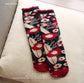A Kind of Café Women's Joyful Socks / Red