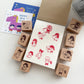 Msbulat New Year Collection Rubber Stamp / 4 Designs