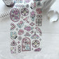 Kamio Japan Stained Glass Sticker / 3 Designs