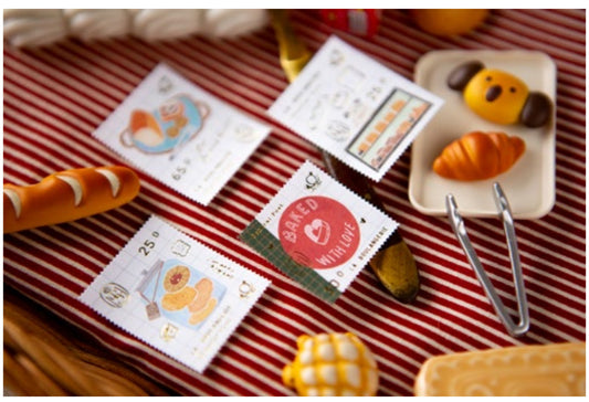[ PRE-ORDER ] OURS Bakery Cheers Stamp Sticker Set