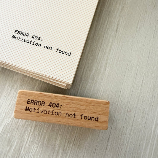 Msbulat 2026 Summer New Rubber Stamp / Error 404