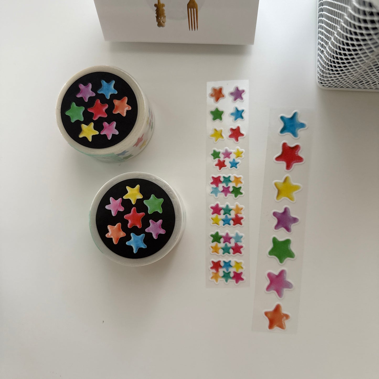 Sosom room Star Candy Glitter Sticker Roll