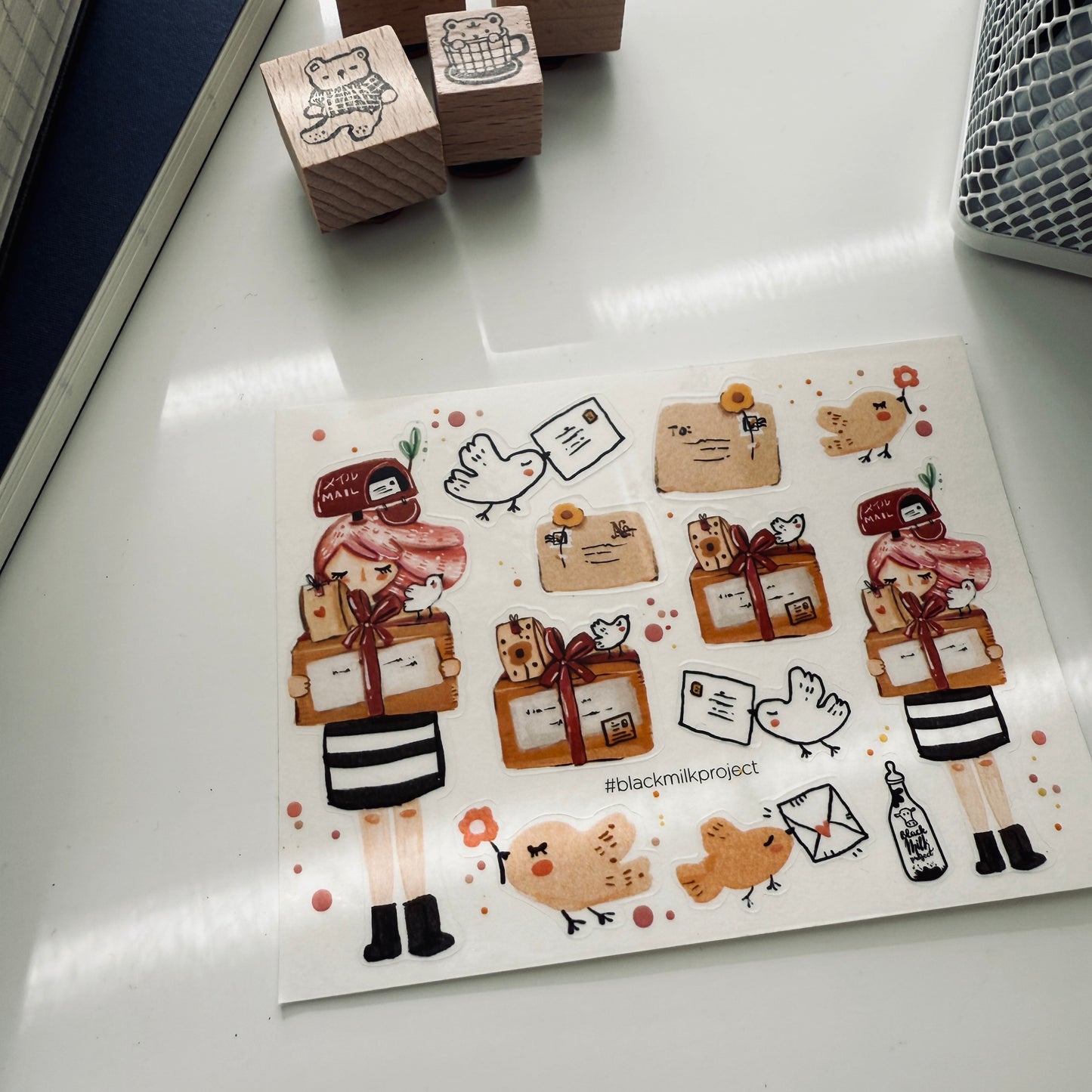 Black Milk Project Delivery Girl Mini Sticker