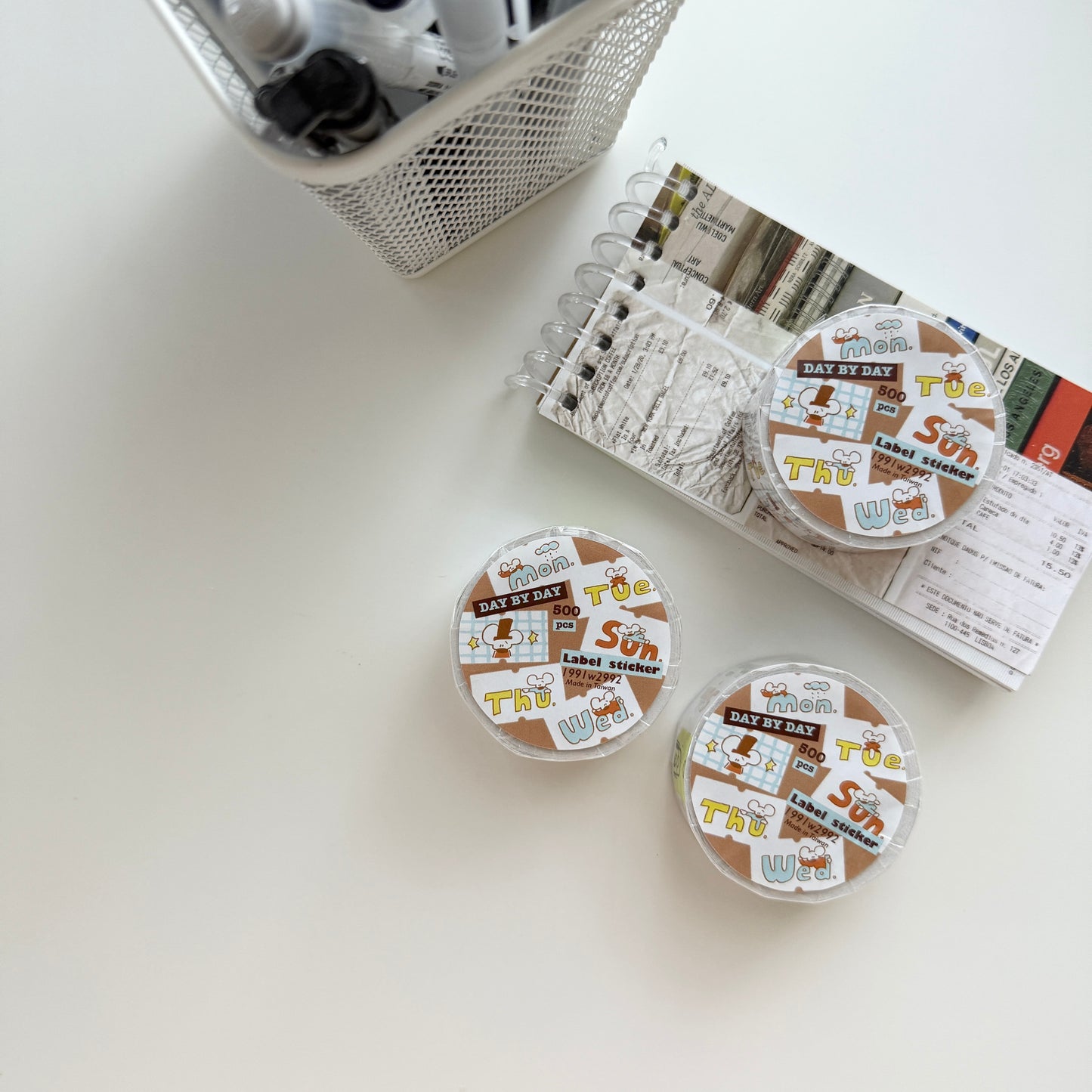 1991w2992 Day by Day Label Sticker Roll