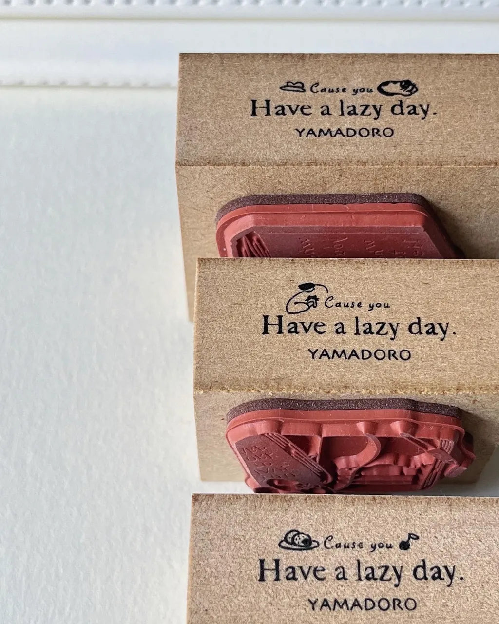 Yamadoro Cause You Have a Lazy Day Rubber Stamp