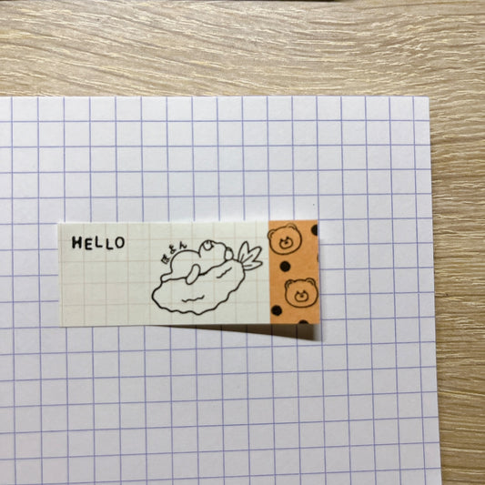 Tomoshop Rubber Stamp Design / Fried Shrimp Bear