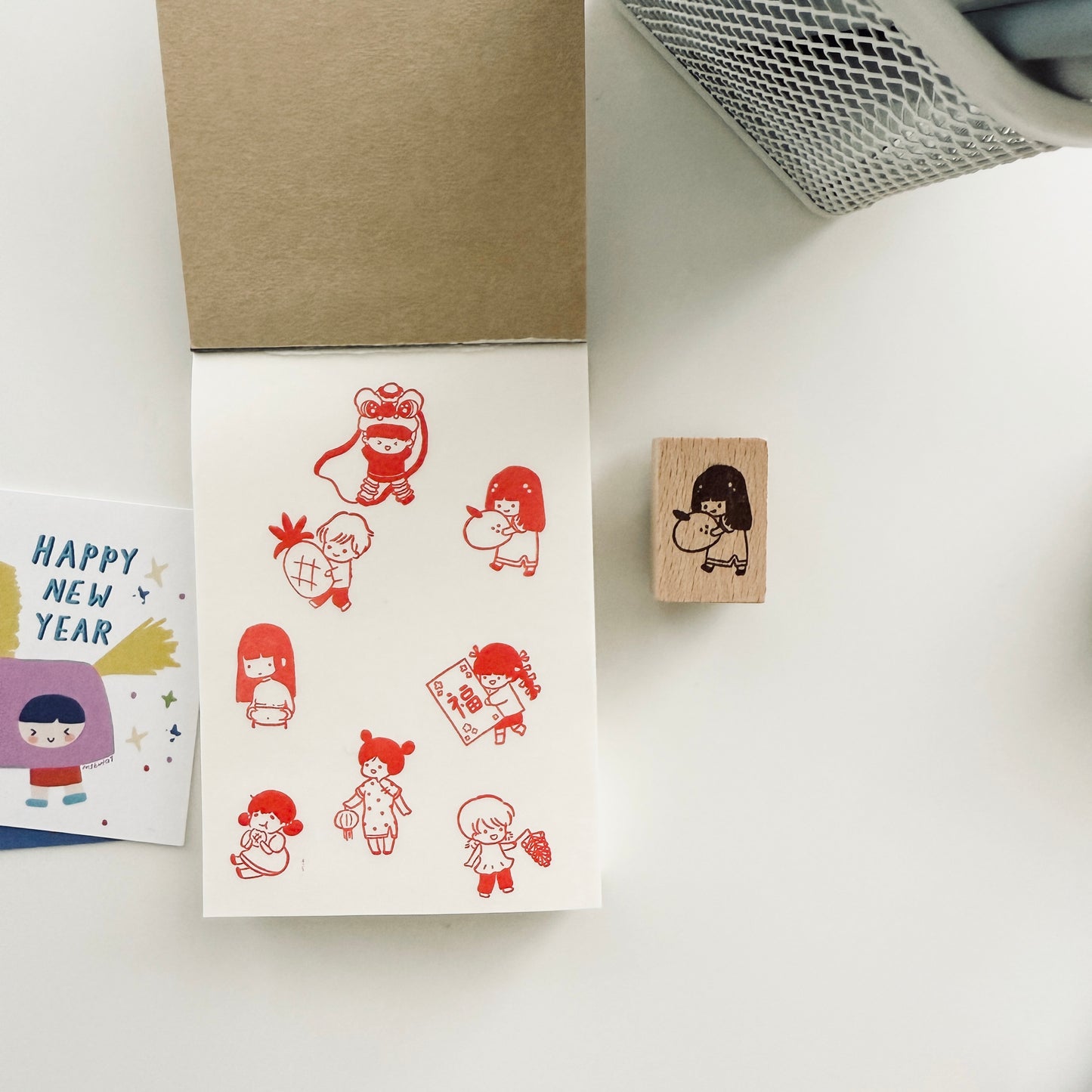 Msbulat New Year Collection Rubber Stamp / 4 Styles