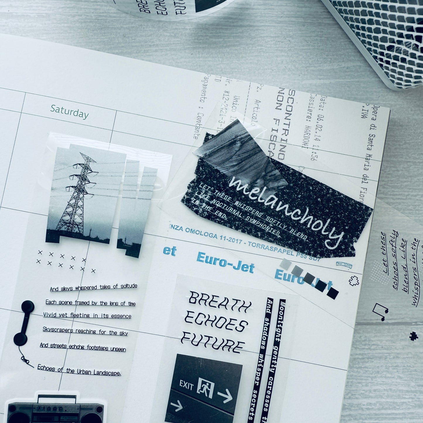 Asteroid B-610 Echo Blue Matte PET Tape