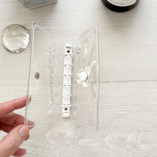 Jeongo Innerside Clear Pocket Size Ring Journal / 3 Colors