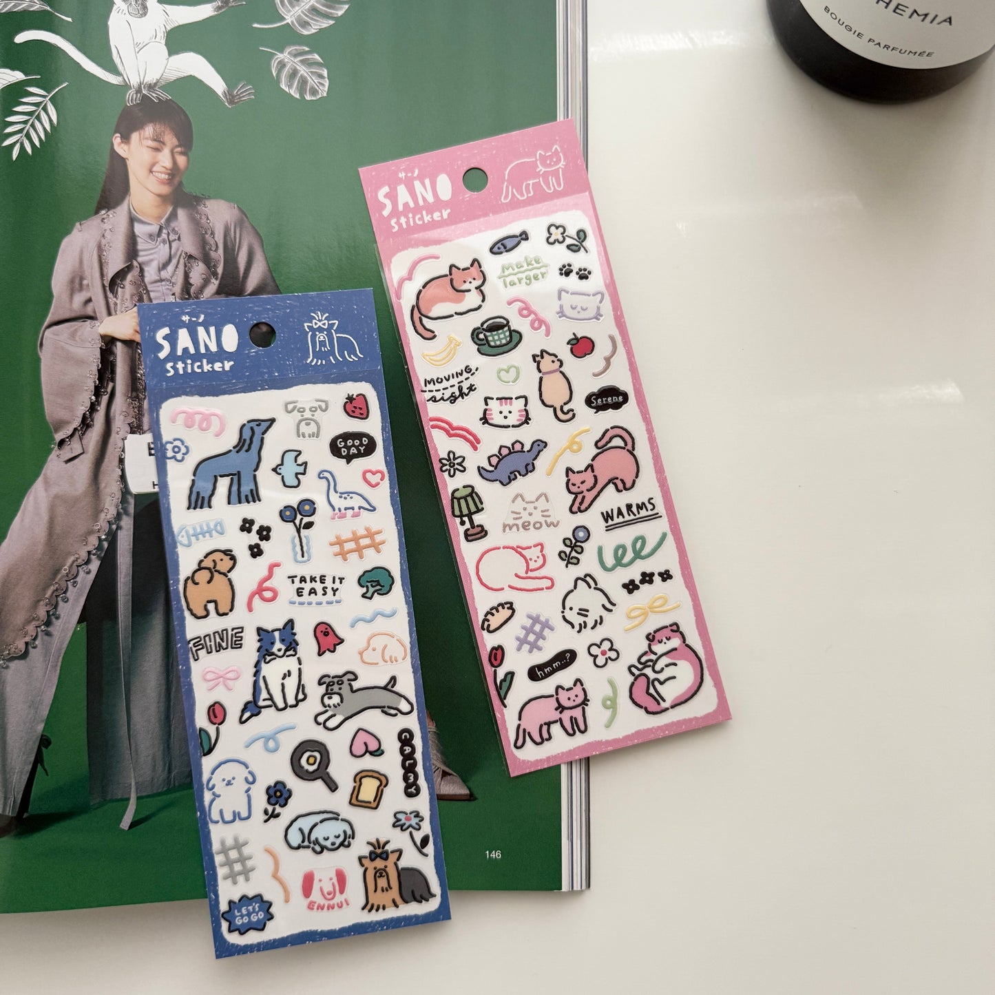 MIND WAVE SANO Waterproof Sticker / 6 Designs