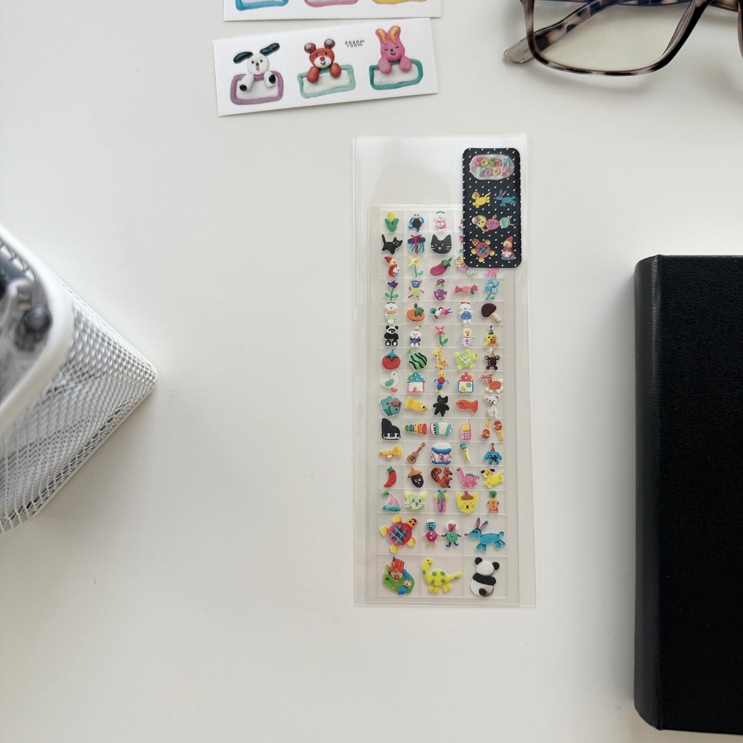 Sosom room Nemonemo Clear PET Sticker Sheet / April