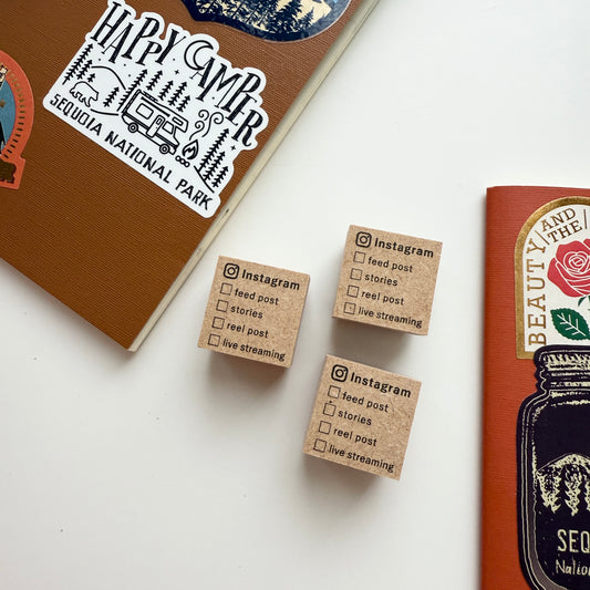 Stamp Marche Life Log Collection Stamp // Instagram