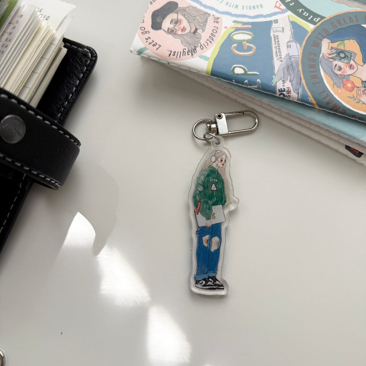 La Dolce Vita Acrylic Journal Charm / 7 Designs