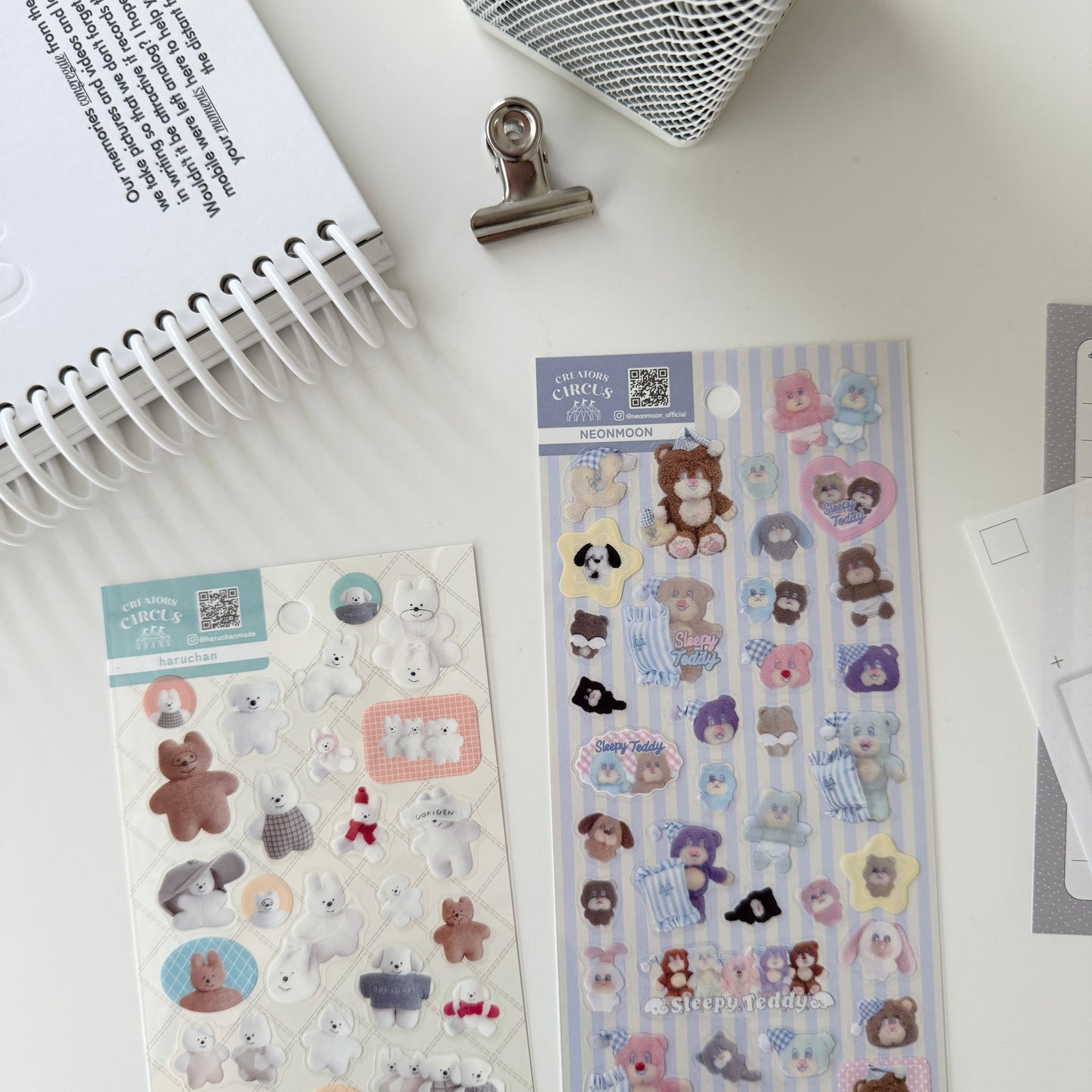 Creators Circus Sticker Sheet / Haruchan & Neonmoon