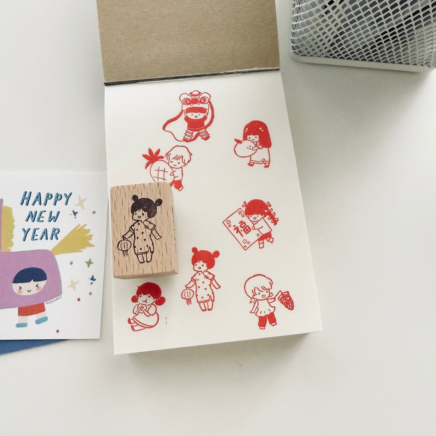 Msbulat New Year Collection Rubber Stamp / 4 Styles