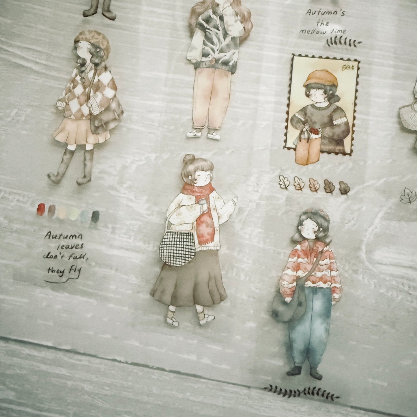 Sho Littlehappiness Autumn Girl PET Tape