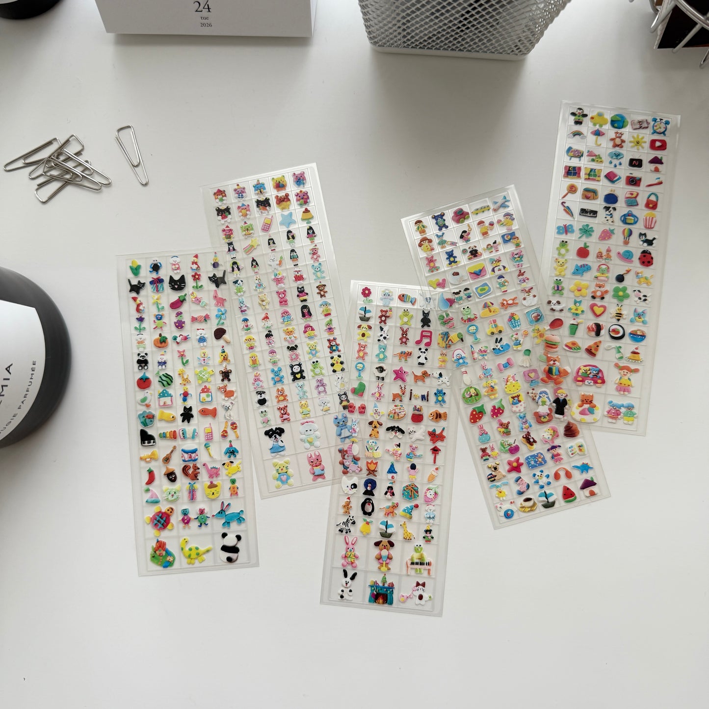 Sosom room Nemonemo Clear PET Sticker Sheet / Jan - May