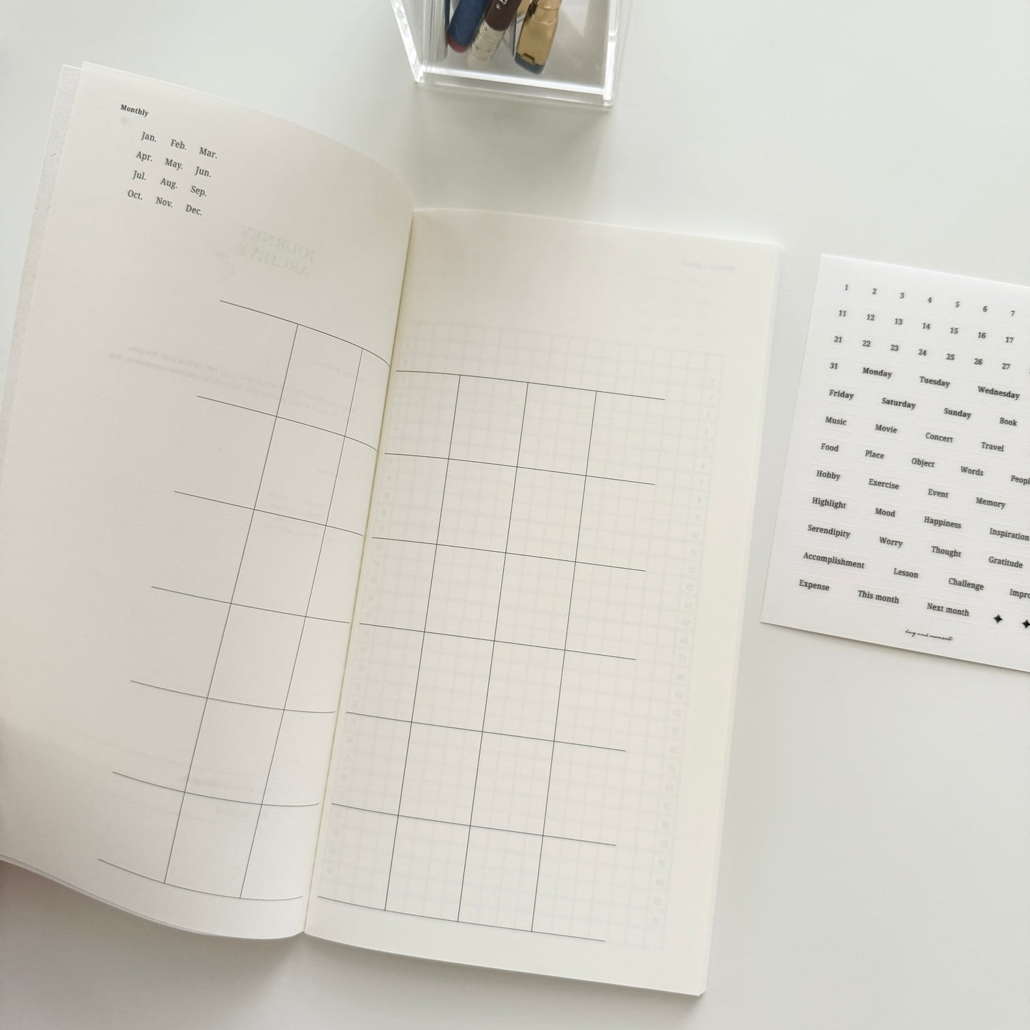 Day and Moment Journey Archive Planner