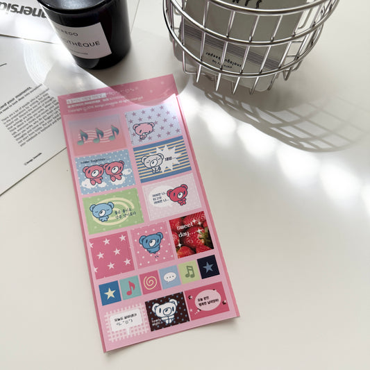 Jeongo Innerside Mr. Bear's This Day & That Day Sticker