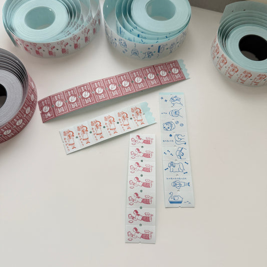 36 Sublo Label Sticker Roll / 4 Designs