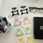 Sosom room Podon Clear PET Sticker Sheet