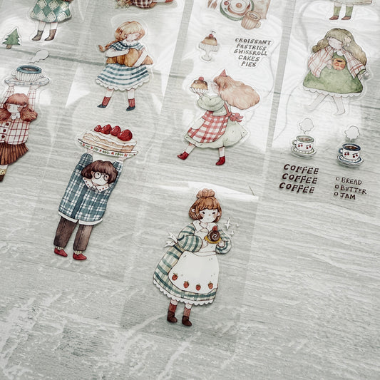 Sho LIttlehappiness Forest Party Kiss-cut Sticker Roll