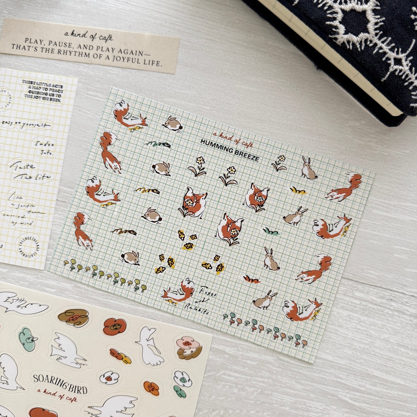 A Kind of Café Illustration Sticker Pack