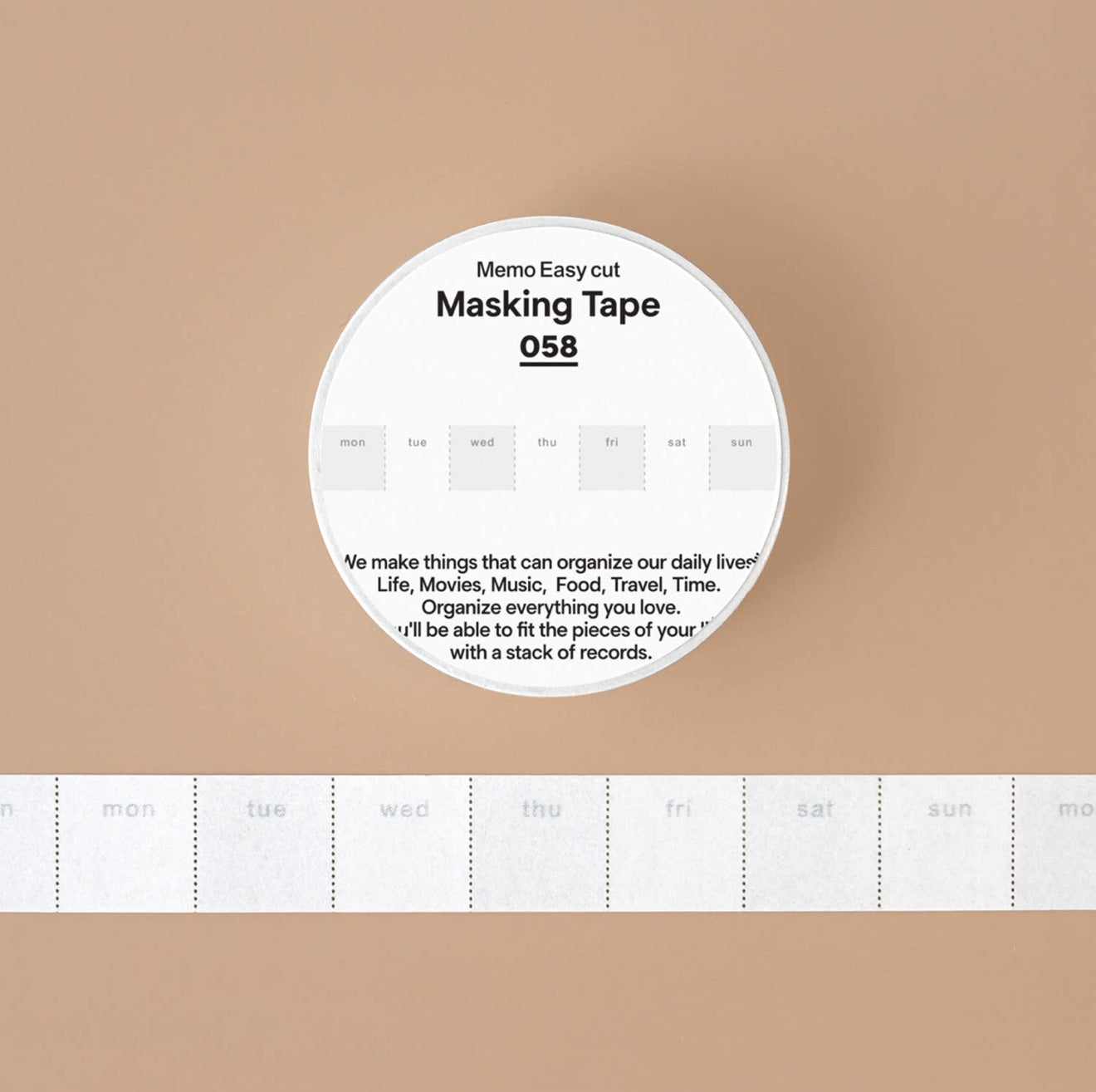 Organize a bit Perforated Sticky Note / 2 Designs