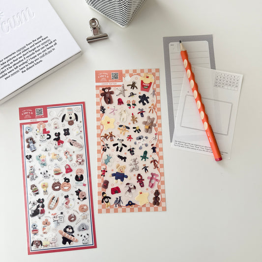 Creators Circus Sticker Sheet / ICCHI & Cathy Toy Toy