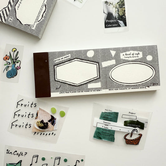 A kind of café Notepad Collection / No. 4-7