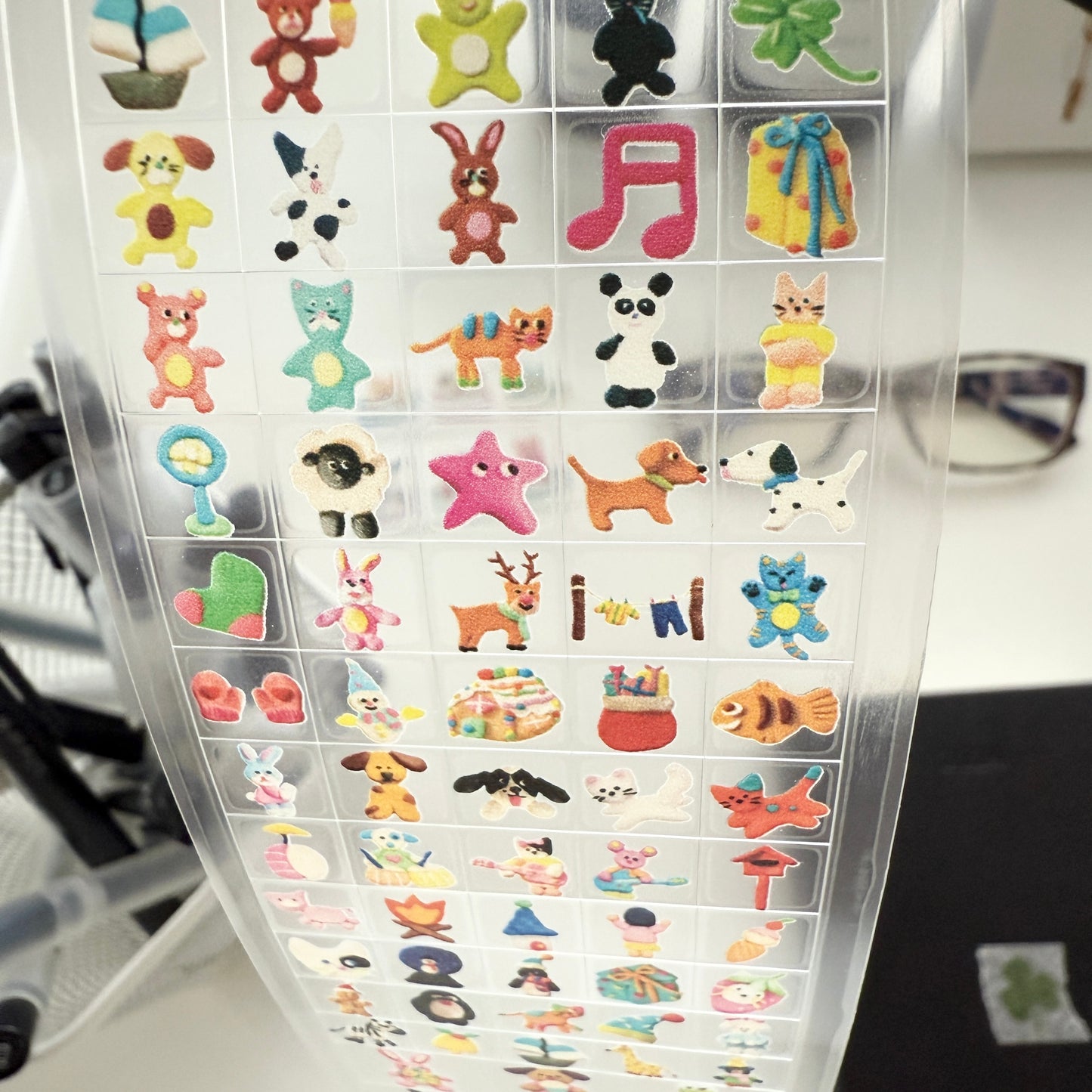 Sosom room Nemonemo Clear PET Sticker Sheet / March
