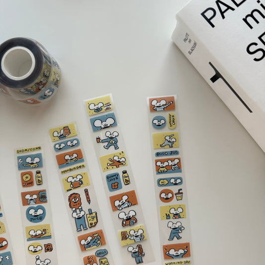 1991w2992 Everyday Lemon Macaron PET Tape