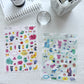 Cozyca Itoi Yuki Large Sticker Sheet / 2 Designs