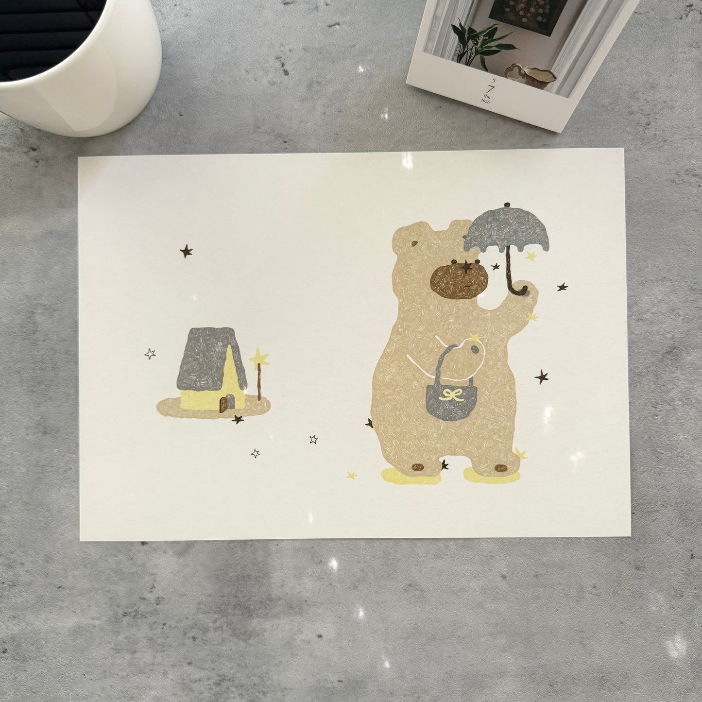 Bighands Moment Series Art Print / A Walk with Stars