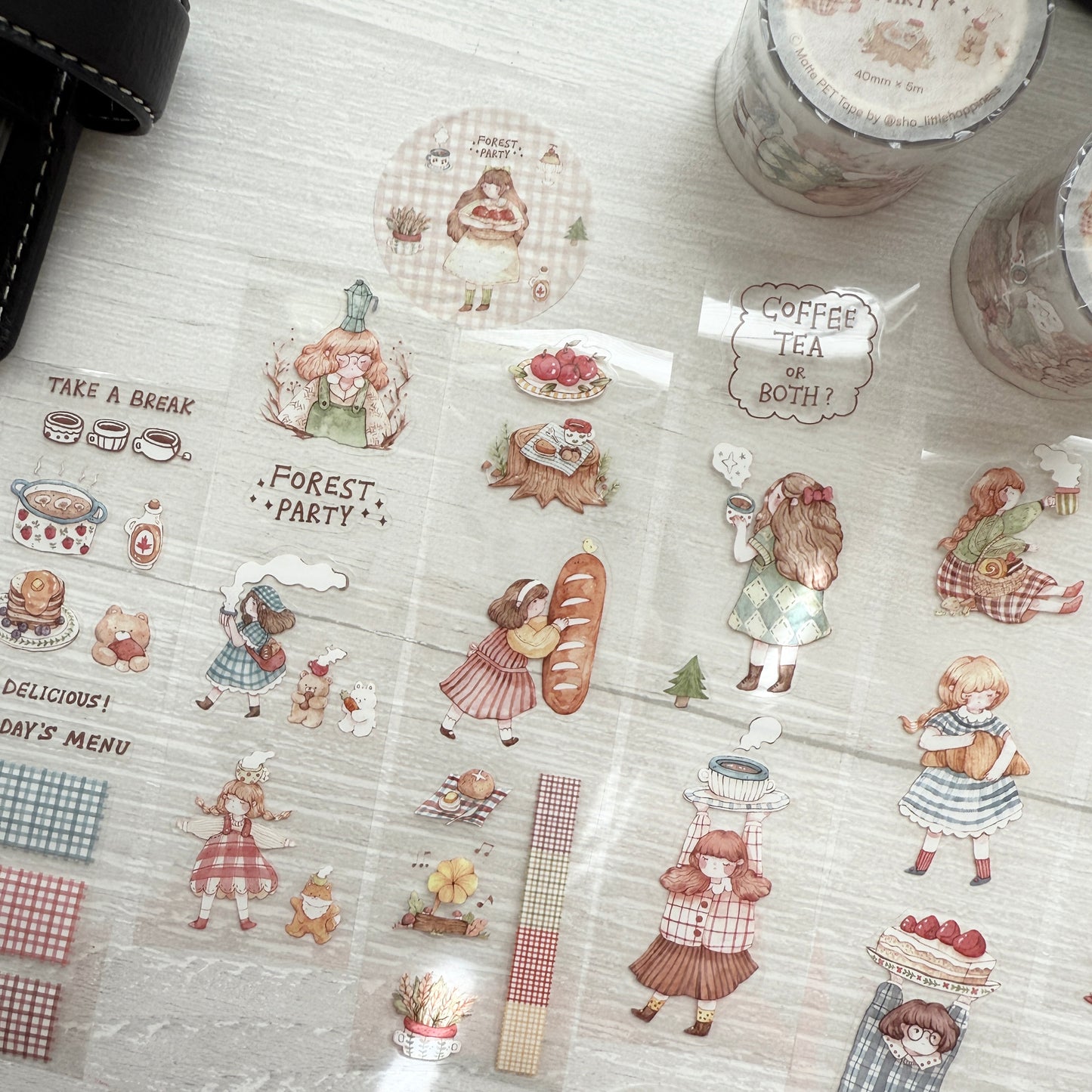 Sho LIttlehappiness Forest Party Kiss-cut Sticker Roll