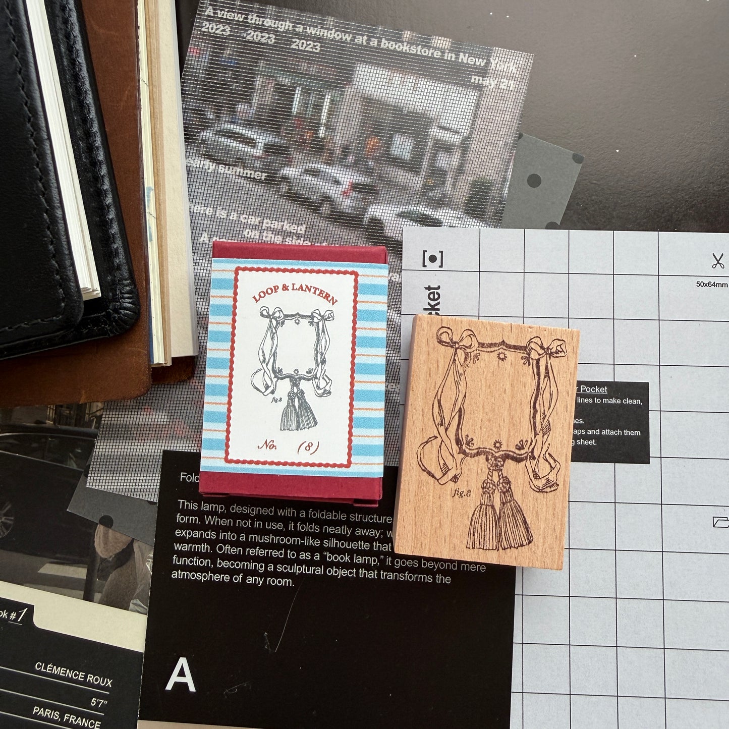 Kurukynki Loop & Lantern Rubber Stamps / 3 Designs