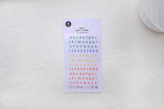 Suatelier Handwriting #3 // no. 1135