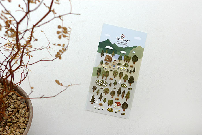 Suatelier Forest Sticker // no. 1098