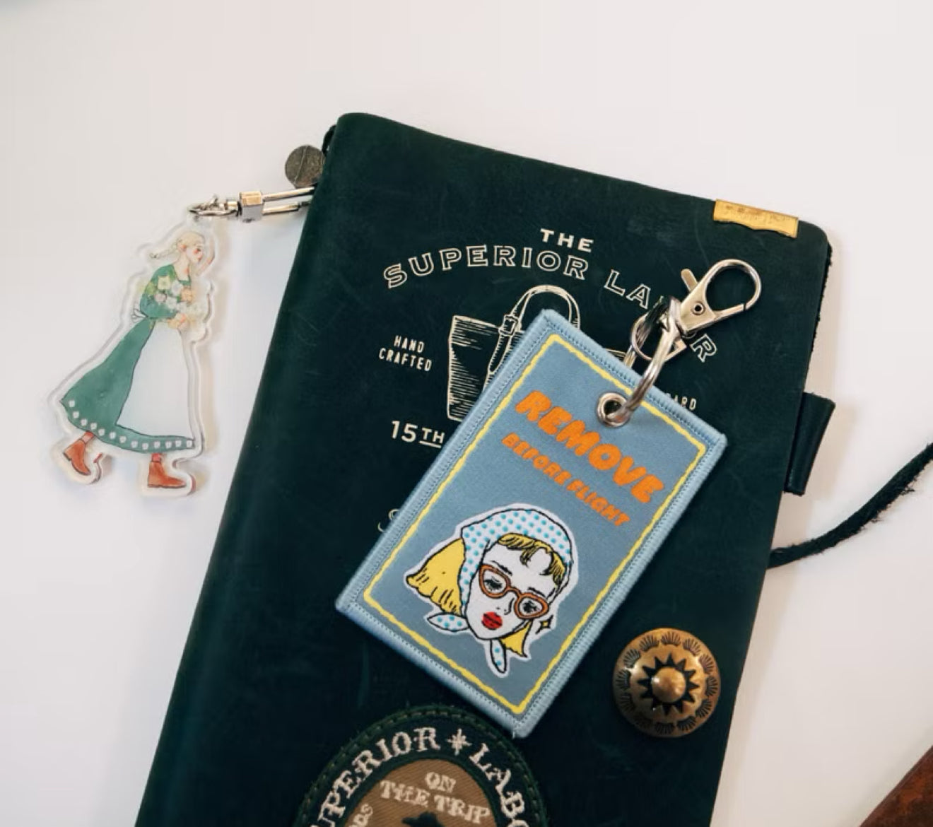 La Dolce Vita Fabric Journal Charms / 3 Designs