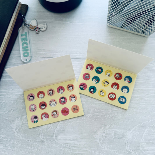 Expression Sticker Book / 2 Designs