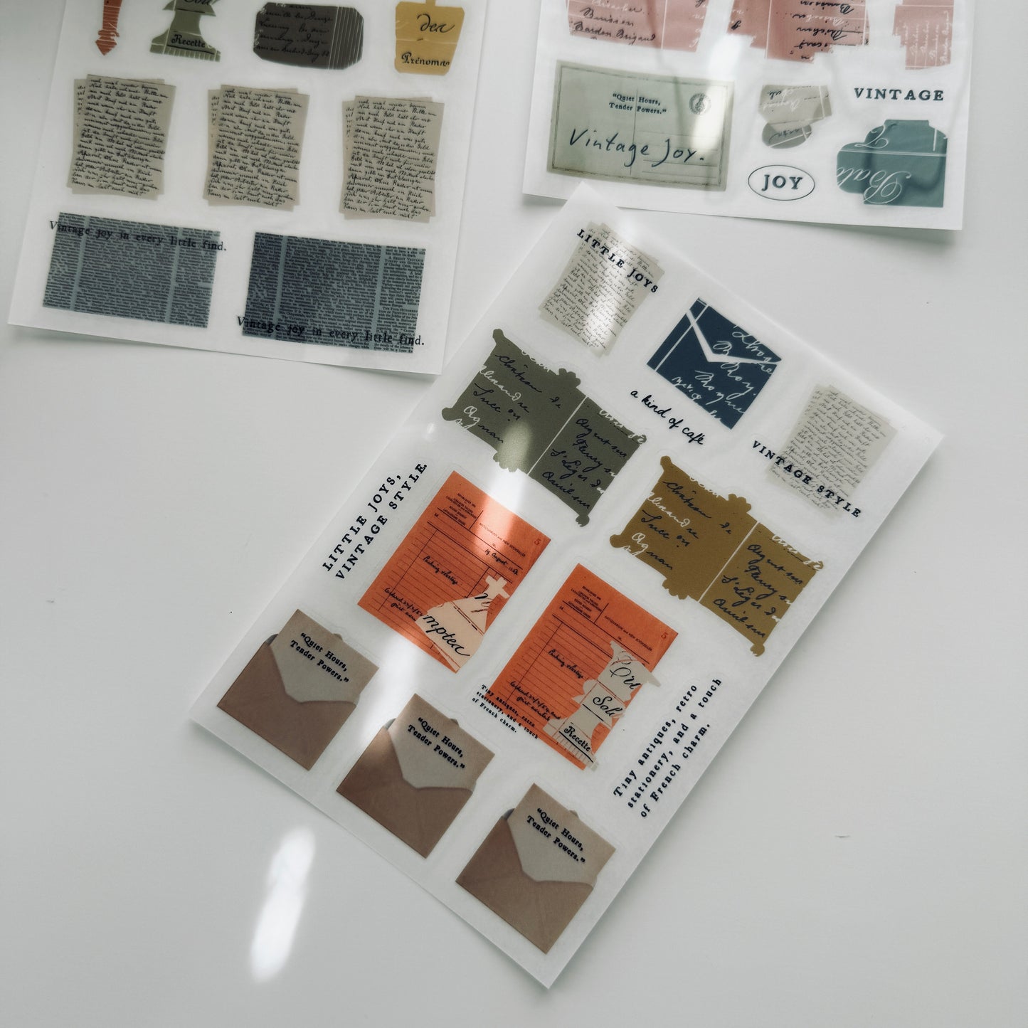 A Kind of Café Tiny Treasures Transfer Sticker Pack