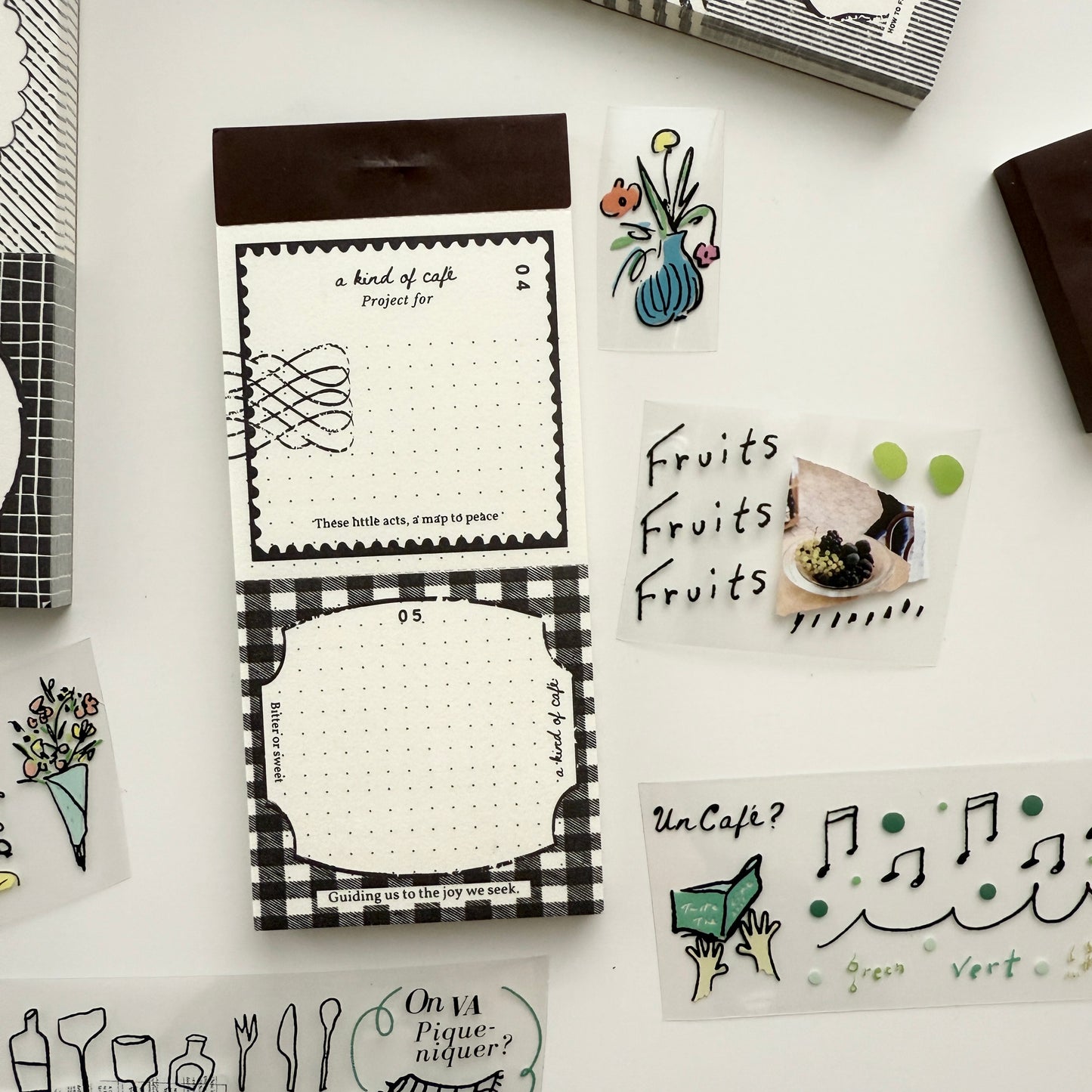 A kind of café Notepad Collection / No. 4-7