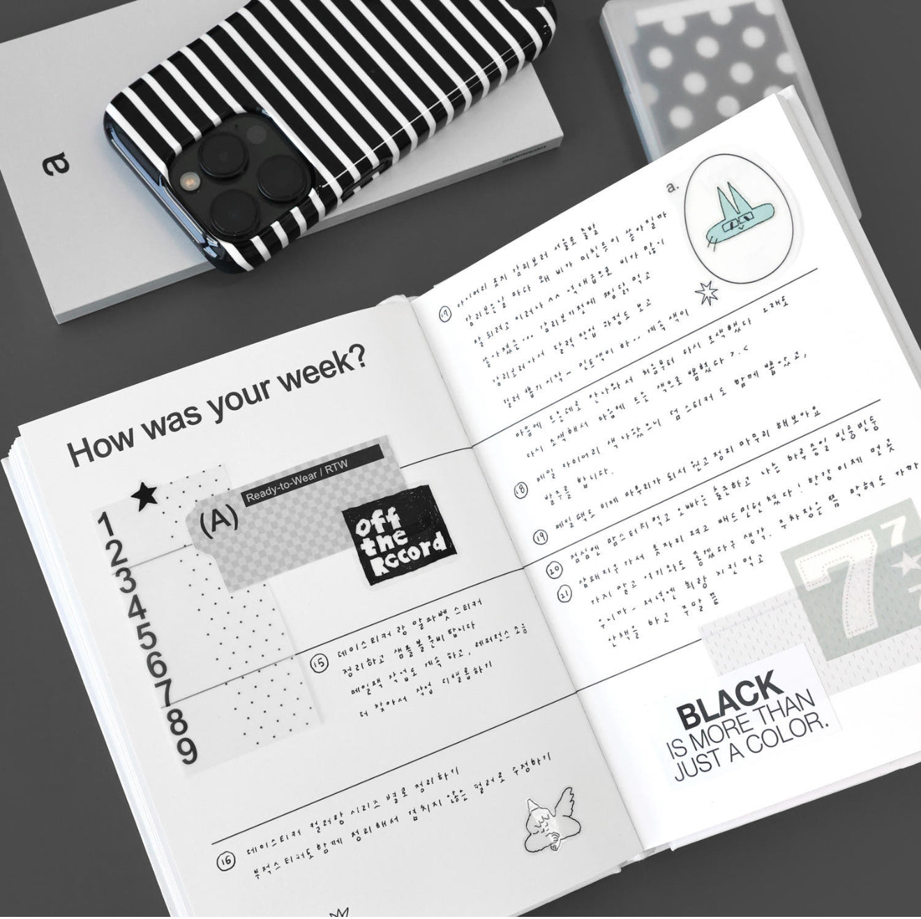 Organize a bit Tone Pack Black #000000