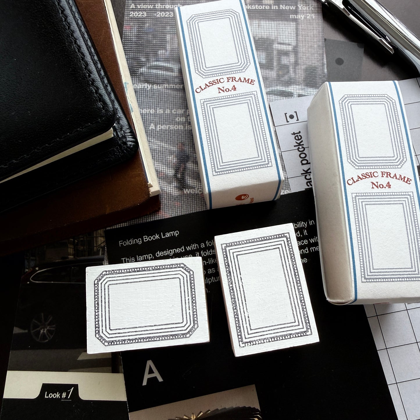 Kurukynki Dream Ledger Classic Frame Rubber Stamp / Medium