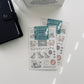 A Kind of Café Taste the Life Postal Transfer Sticker Pack