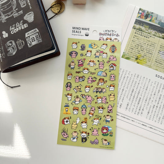 MIND WAVE DokiDoki Wanderful Life Sticker Sheet