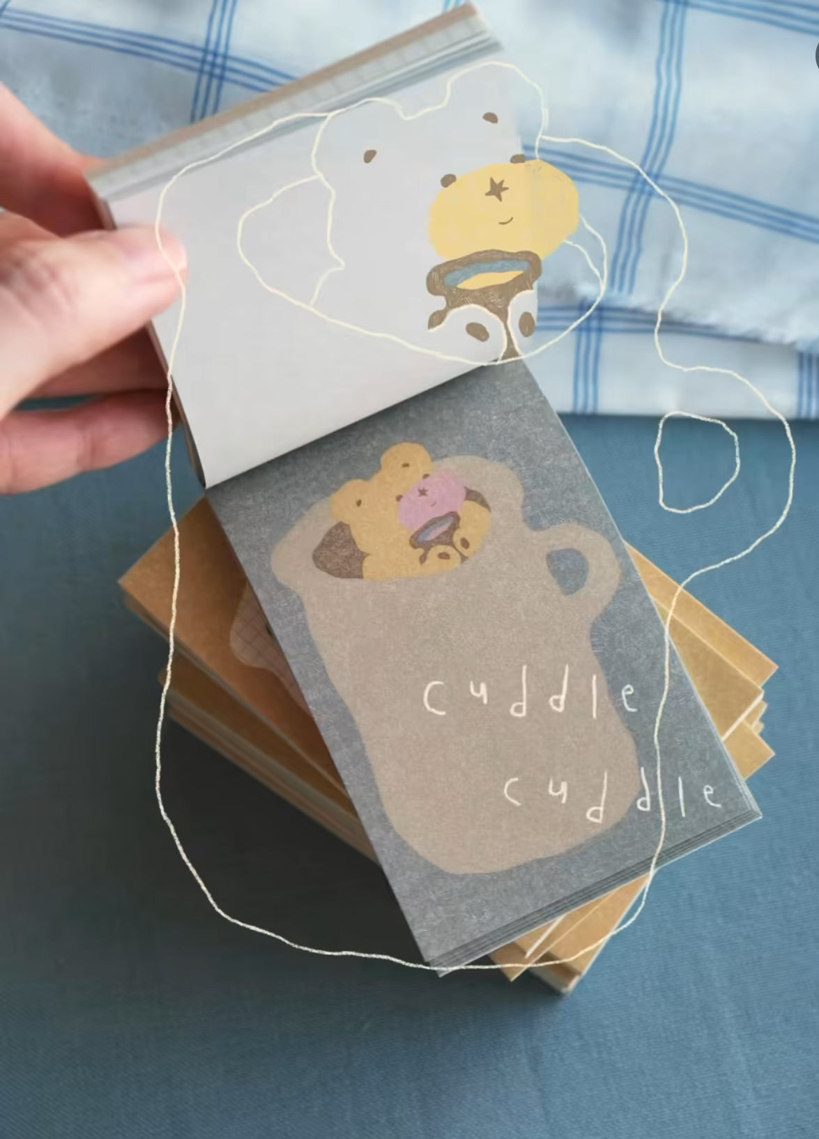 Bighands Rainy Days Collection Memo Pads / 5 Designs