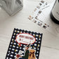 La Dolce Vita Delivery Girl Christmas Postcard