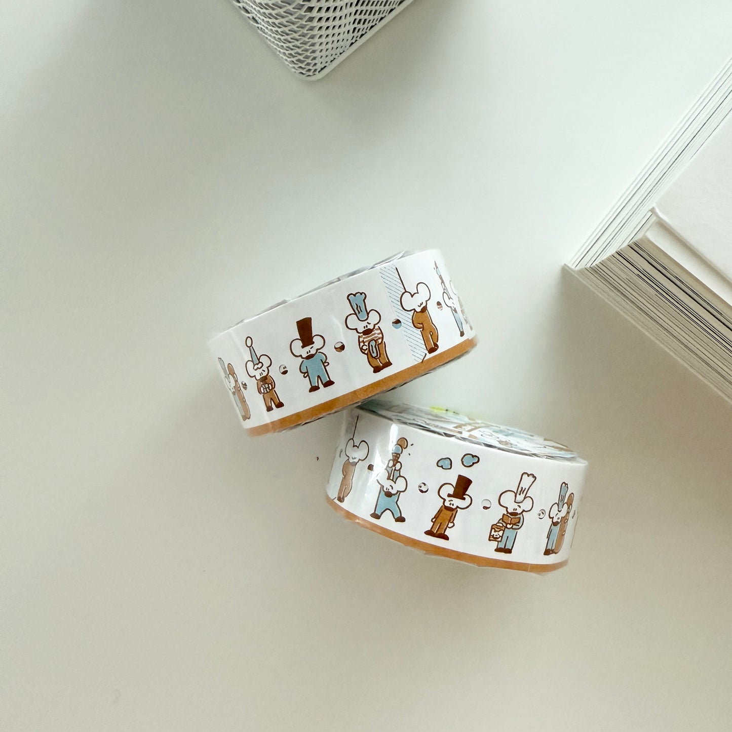 1991w2992 A Busy Day Label Sticker Roll